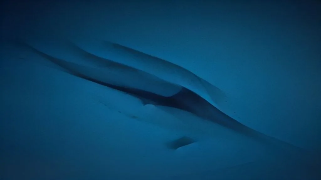 A single translucent mineral shard on a dark surface lit from one side